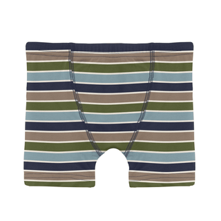Bamboo Boxer Briefs (Set of 3) - Pesto Football, Stormy Sea & Fall Vibes StripeKicKee PantsSize: 2T-3T