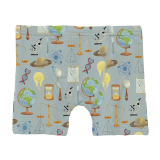 Bamboo Boxer Briefs (Set of 3) - Spring Sky Science, Natural Owls & Moonlight Bay Stripe