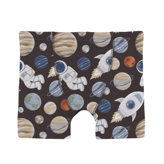 Bamboo Boxer Briefs (Set of 3) - Midnight Space Dream, Stormy Sea & Aloe Castles and Clouds KicKee Pants Size: 3T-4T