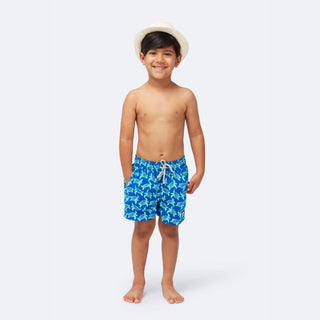 Shorts - Blue & Ice Green Turtlesclassic swim shortsTom & TeddySize: 1-2