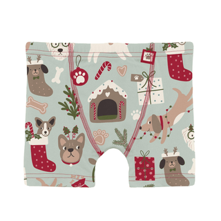 Bamboo Boxer Brief - Aloe Christmas Dogs KicKee Pants Size: 2T-3T