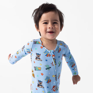 Boy's Bamboo Convertible Footie Romper - PAW Patrol: Varsity Baby & Toddler Sleepwear Bellabu Bear Size: 18-24 Months