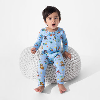 Boy's Bamboo Convertible Footie Romper - PAW Patrol: Varsity Baby & Toddler Sleepwear Bellabu Bear Size: 18-24 Months