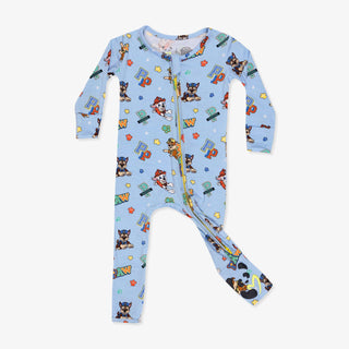 Boy's Bamboo Convertible Footie Romper - PAW Patrol: Varsity Baby & Toddler Sleepwear Bellabu Bear Size: 18-24 Months