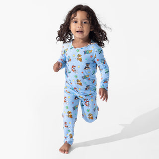 Boy's Bamboo Long Sleeve Pajama Set - PAW Patrol: Varsity Baby & Toddler Sleepwear Bellabu Bear Size: 4T