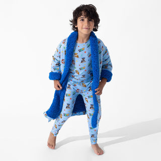 Boy's Bamboo Sherpa Robe - PAW Patrol: Varsity Baby & Toddler Sleepwear Bellabu Bear Size: S/M
