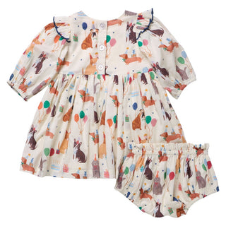 Cotton Brooke Dress Set - Party Pets
