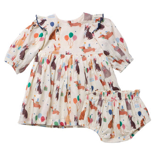 Cotton Brooke Dress Set - Party Pets