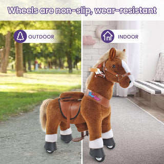 Model U® Horse Ride-On Toy Age 4–7 – Brown