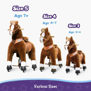 Model U® Horse Ride-On Toy Age 4–7 – Brown PonyCycle, Inc.