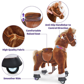 Model U® Horse Ride-On Toy Age 4–7 – Brown PonyCycle, Inc.