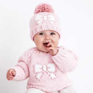 Bow Sweater for Baby & Toddler Girls Huggalugs Size: 6-12 months