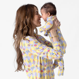 Bamboo Convertible Footie Romper - Clueless As If! Bellabu Bear Size: 0-3 Months