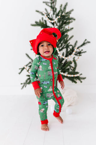 Cozy with the Classics Bamboo Convertible Footie Romper - PRE-ORDER Kiki + Lulu Size: 0-3 Months