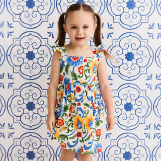 Challis Button-Down Dress - Fiore Italiani (Floral)