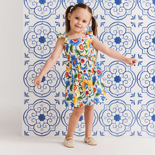 Challis Button-Down Dress - Fiore Italiani (Floral)