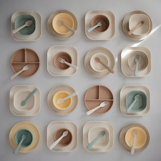 Round Dinnerware Plates, Set of 2DinnerwareMushieColor: Smoke