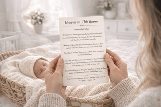 Christian Newborn Baby Gift Box – Prayer Keepsake Set – Heaven in the Room™ Baby Gift Set Baby Riddle Bible Edition: Included - Classic Keepsake Bible