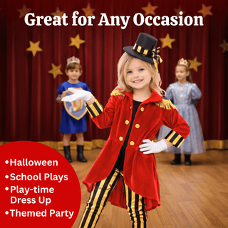 Circus Ringmaster Costume for Girls Dress Up America