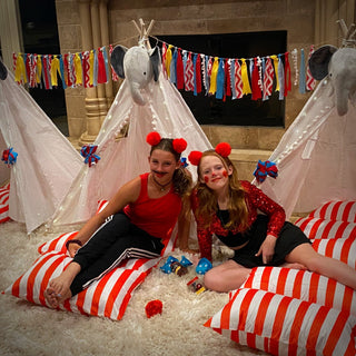 Circus Themed Party Kit, Carnival Themed Party Sleepover Set Chicky Chicky Bling Bling