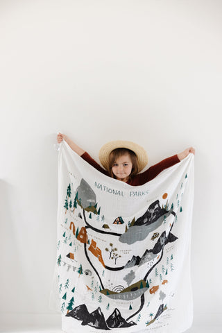 Swaddle Blanket - National Parks Swaddles Clementine Kids