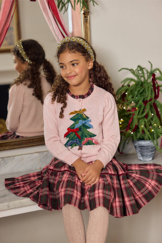 Long Sleeve Constance Sweater - Tree Bows