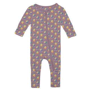 Bamboo Convertible Coverall - Rainbow Stars KicKee Pants Size: 9-12 Months