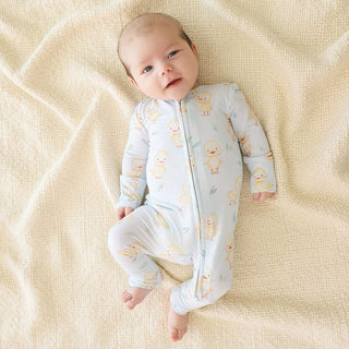 Bamboo Convertible Footie Romper - Edwin (Chicks) Posh Peanut Size: 0-3 Months