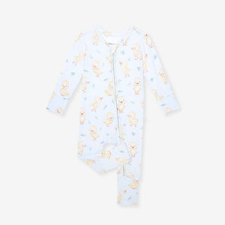 Bamboo Convertible Footie Romper - Edwin (Chicks) Posh Peanut Size: 0-3 Months