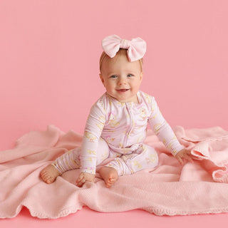 Bamboo Convertible Footie Romper - Edwina (Chicks) Posh Peanut Size: 0-3 Months