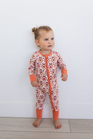 Bamboo Convertible Footie Romper - Fall Snuggles