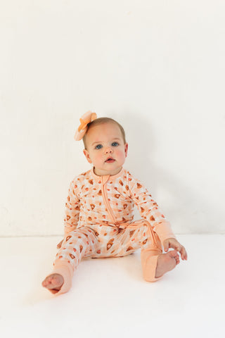 Bamboo Convertible Footie Romper - Gingham Sweet Pie In My Jammers Size: 0-3 Months
