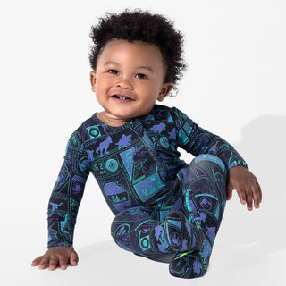 Bamboo Convertible Footie Romper - Jurassic Park: Tracker Bellabu Bear Size: 0-3 Months