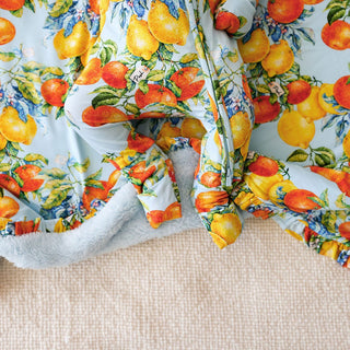 Bamboo Convertible Footie Romper - Lucia (Citrus) Posh Peanut