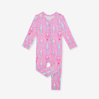 Bamboo Convertible Footie Romper - Nutcracker Suite