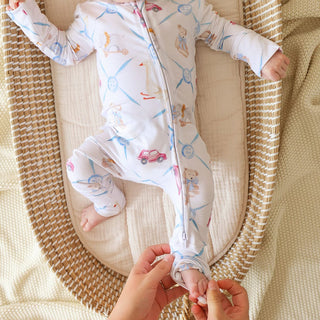 Bamboo Convertible Footie Romper - Oxford (Toys)