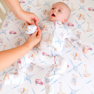 Bamboo Convertible Footie Romper - Oxford (Toys)