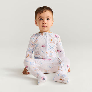 Bamboo Convertible Footie Romper - Oxford (Toys)