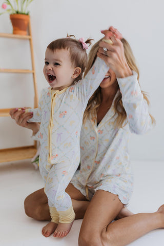 Bamboo Convertible Footie Romper - Peep and Petal In My Jammers Size: 0-3 Months
