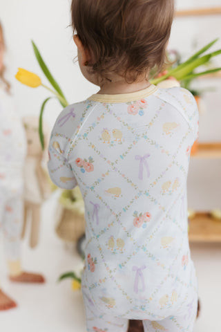 Bamboo Convertible Footie Romper - Peep and Petal In My Jammers Size: 0-3 Months