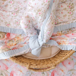 Bamboo Convertible Footie Romper - Riley (Floral) Posh Peanut Size: Newborn