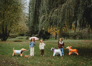 Corgi Standing Balloon Mylar Balloons Ellie's Party Supply