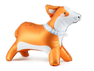 Corgi Standing Balloon Mylar Balloons Ellie's Party Supply