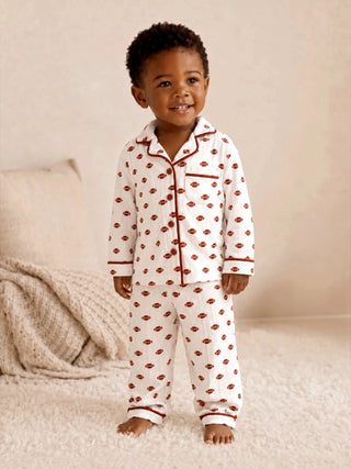 Organic Cotton Long Sleeve Lounge Set - Football
