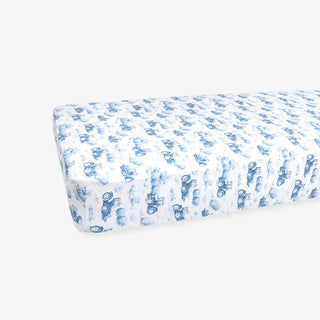 Bamboo Crib Sheet - Hudson (Tractor) Posh Peanut Size: One Size