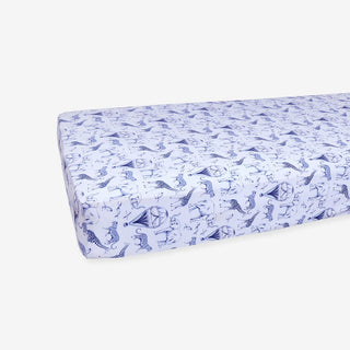 Bamboo Crib Sheet - Noah (Animals) Posh Peanut Size: One size