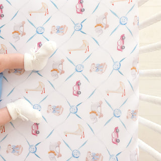 Bamboo Crib Sheet - Oxford (Toys)