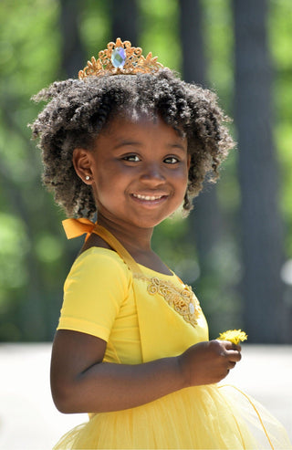 Bailey and Ava Mirror Mirror Princess Crown - Gold | Baby Riddle