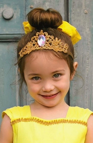Bailey and Ava Mirror Mirror Princess Crown - Gold | Baby Riddle