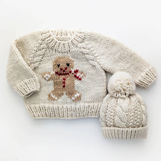 Gingerbread Sweater for Baby & Toddler Huggalugs Size: 0-6 months